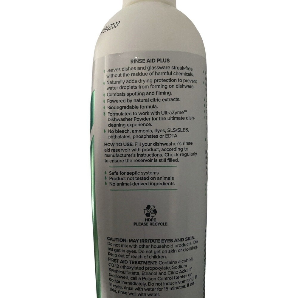 Norwex RINSE AID PLUS 12 oz Dishwasher Rinse Agent - Picture 3 of 4